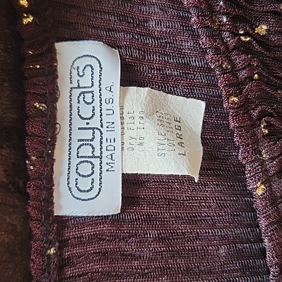 Vintage dress. Sz L Copy Cats - Picture 3 of 5